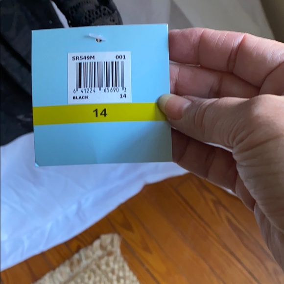 NWT SUZI CHIN for Maggy Boutique BLACK DRESS S14 - Picture 6 of 8